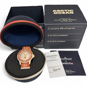 Blancpain x Swatch Scuba Fifty Fathoms Arctic Ocean Bioceramic Watch
